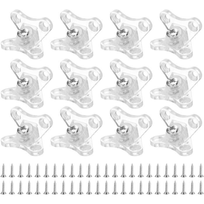 Lot De 20 Petites Entretoises D'angle Amovibles En Alliage De Zinc Papillon Code Dangle Robuste Installation Facile Equerres Metalliques A Angle Droit Ferrures De Meubles 90309301