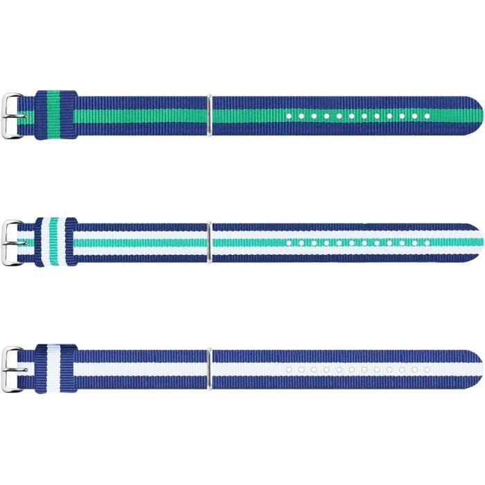 Bracelet De Montre Tendance En Nylon 12 14 16 Mm Pour Enfants Et Femmes (3 Pices)[u17353