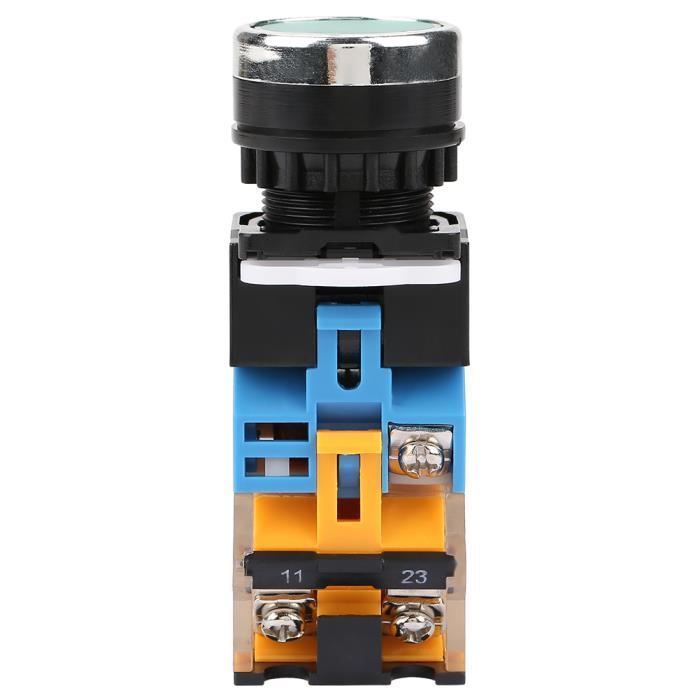 XYWHPGV Bouton-poussoir de jeu 33mm 12V LED interrupteur à bouton-poussoir lumineux avec micro-interrupteur pour jeux vidéo d'arcade 1 icône pour 2 personnes bleu 2 pièces(44ad1 55963 b22d6 3330a b1a