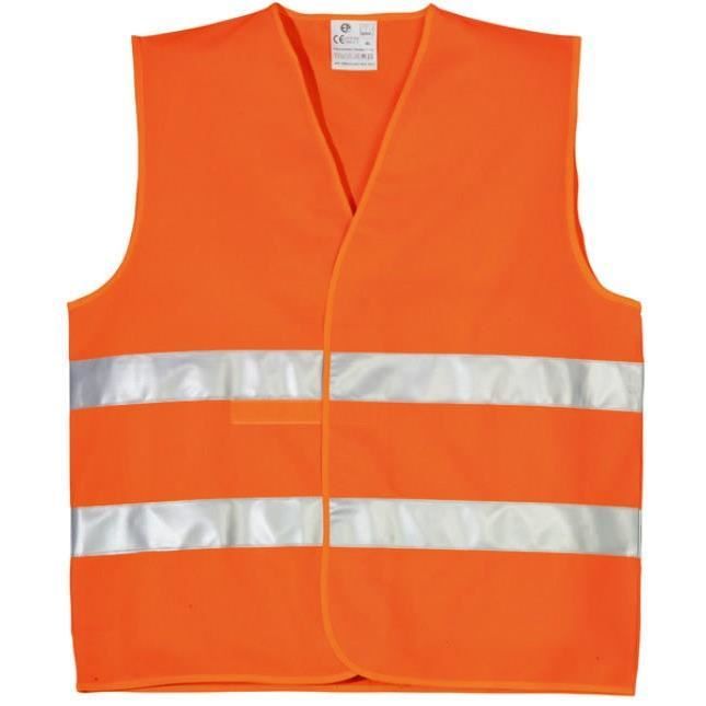 gilet de travail orange