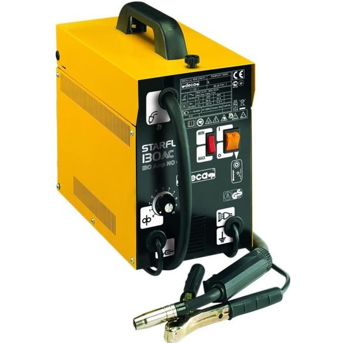 Deca Poste A Souder Mig No Gaz Semi Automatique Starflux 130ac 1 Kw 130 A Cdiscount Bricolage