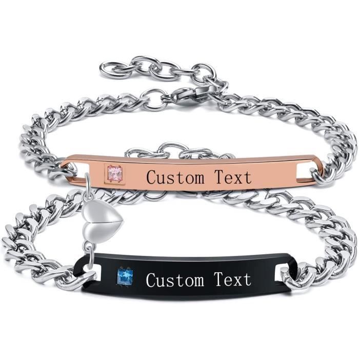 Cadeau Couple Saint-Valentin VNOX Bracelet Couple Infinity Symbole Coeur Acier Inoxydable Tissé à La Main Couple Bracelet Yin Bracelet Acier Inoxydable Tressé Cadeau Couple Saint-Valentin VNOX Bracelet Couple Infinity Symbole Coeur Acier Inoxydable Tissé à La Main Couple Bracelet Yin Bracelet Acier Inoxydable Tressé