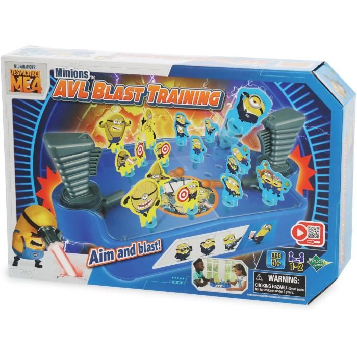 Jeu de Précision EPOCH GAMES Minions AVL Blast Training Tire et Fais Tomber les Minions !
