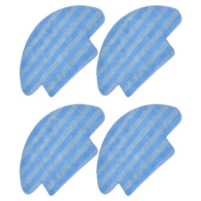 Lot De 4 Tampons Réutilisables Vilgftyiet Pour Aspirateur Robot Proscenic P10/P11/U1 - Fibre Superfine