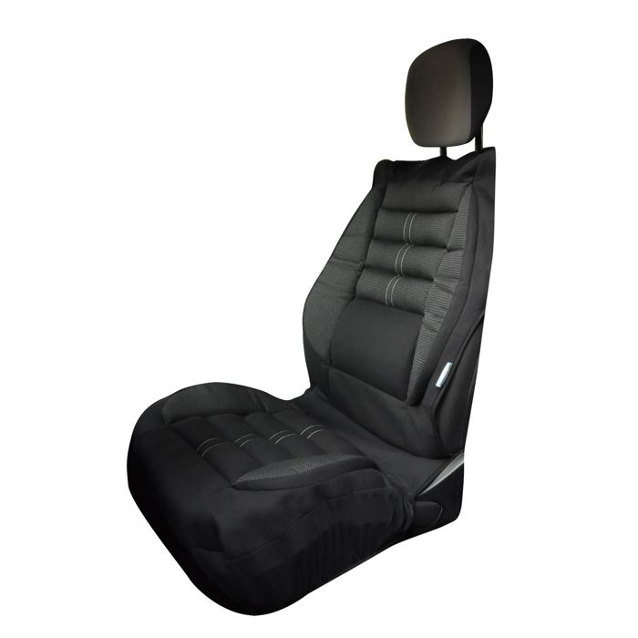 Couvre siège auto Grand confort - Gris Anthracite - Cdiscount Auto