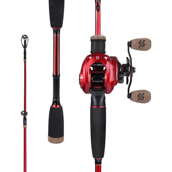 DLT Eraser Ensemble Canne à Truite MH - Canne Lancer + Moulinet + Ligne De Pêche Complet