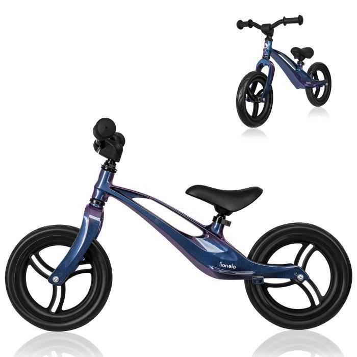 Draisienne Lionelo Bart Air - Vélo D'Équilibre Enfant 2-6 Ans - Cadre Mg Léger 3,8kg