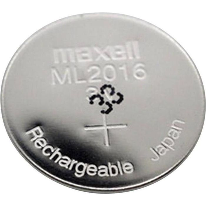 Pile-bouton rechargeable Lithium 3 V Maxell ML2016 25 mAh 1 pc(s)