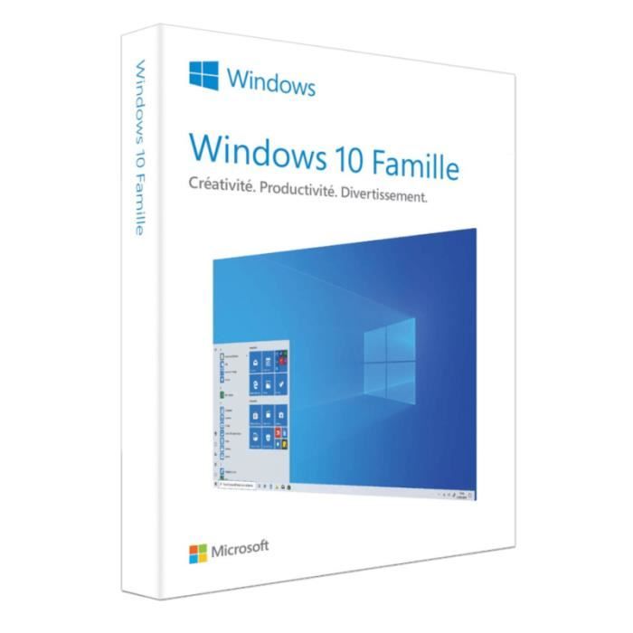 Windows 10 Home / Famille 32/64 bits – Livraison rapide 7/7j (EU-Software) !