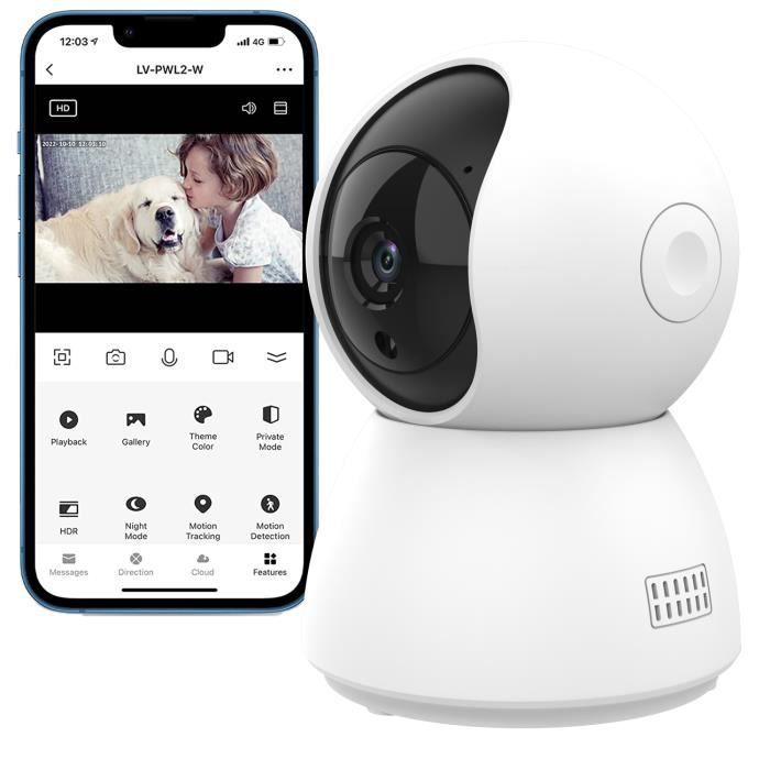 Caméra De Surveillance Wifi Tapo C200 Fhd 1080p Vision Nocturne