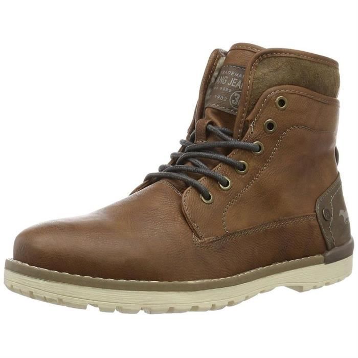 bottines à lacets homme mustang