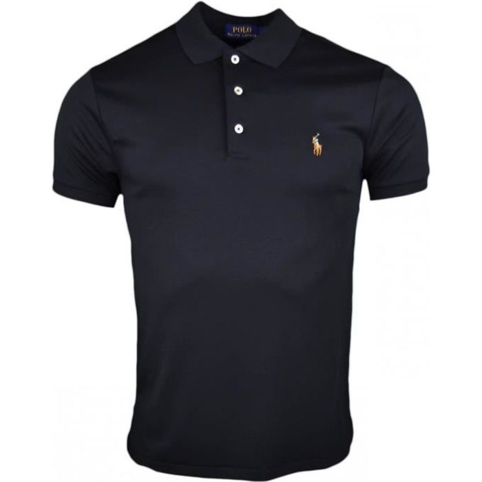 Polo ralph lauren noir homme 2025