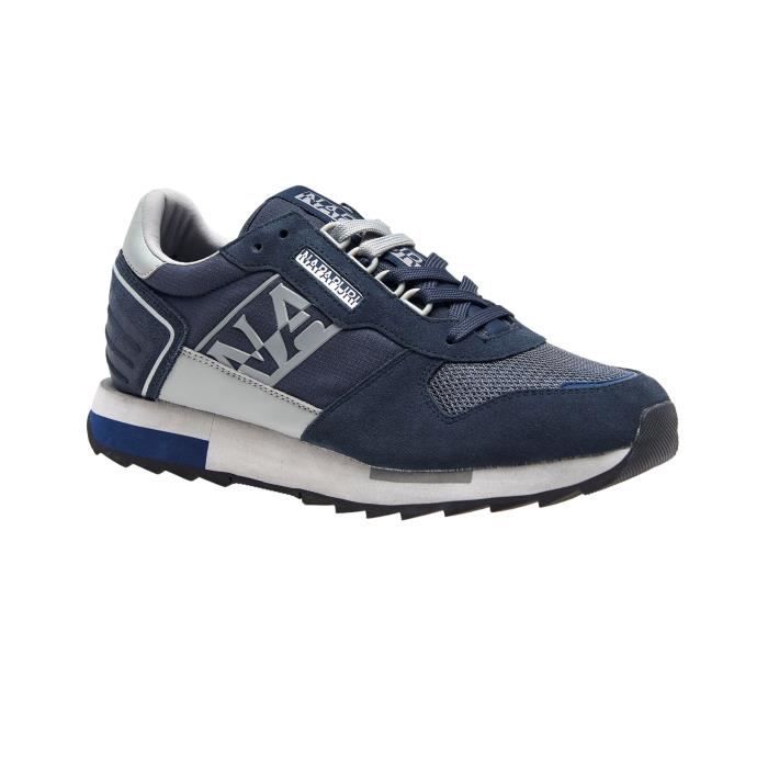 Baskets Napapijri Virtus NAPAPIJRI Homme Bleu Lacets Plat