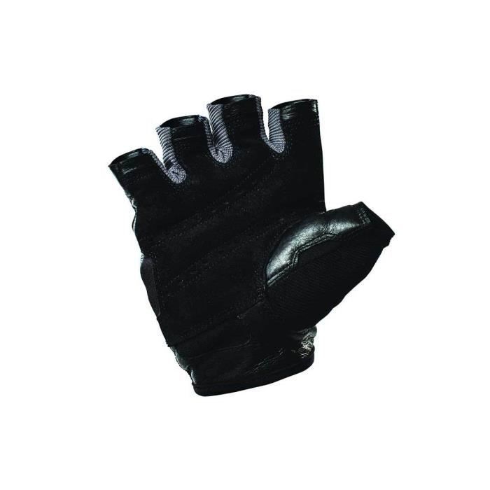 Gants de musculation Harbinger Pro Wash & Dry - Cuir naturel - Noir - Homme