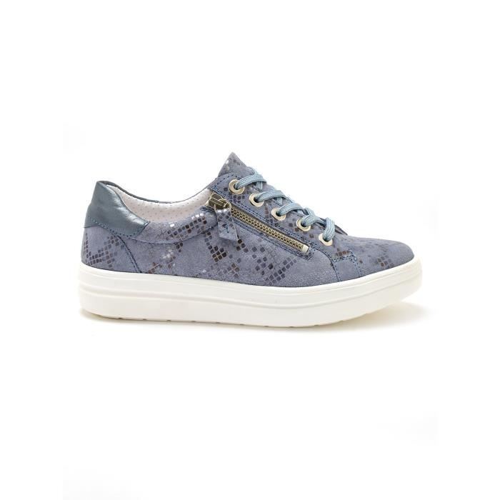 Pédiconfort Baskets femme Pédiconfort - PEDICONFORT - Bleu imprimé - Bleu - Femme - Adulte