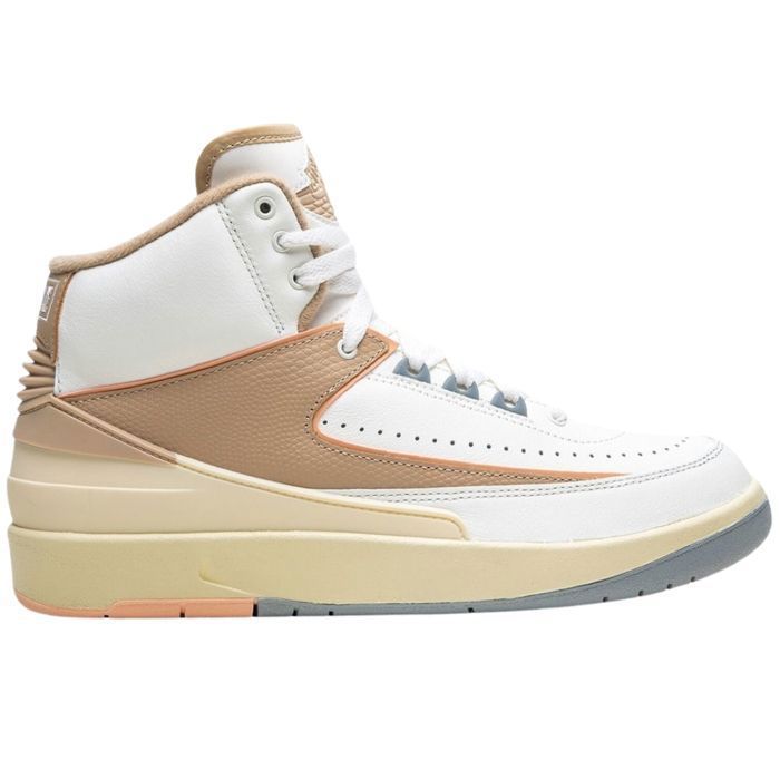 Nike Baskets Femme Nike Air Jordan 2 Retro Dx4400 - Blanc/Beige - Cuir