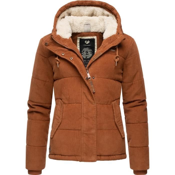 Veste d hiver Wuggys RAGWEAR Marron Femme Adulte Cdiscount Pret a Porter