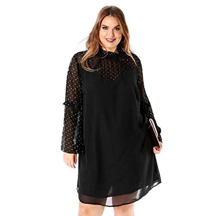 robe noire taille 52