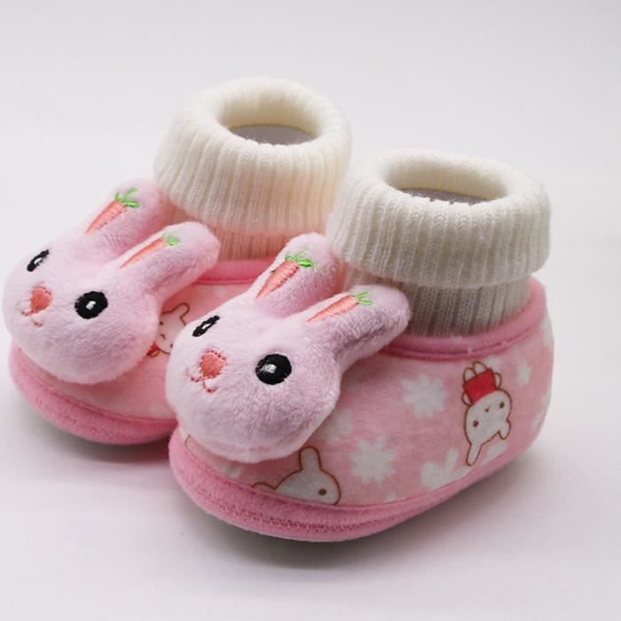 Manteau D'Hiver Chaud Bébé Fille Avec Capuche Lapin Dessin Animé + Sac - Veste Épaisse Confortable Nouveau-Né