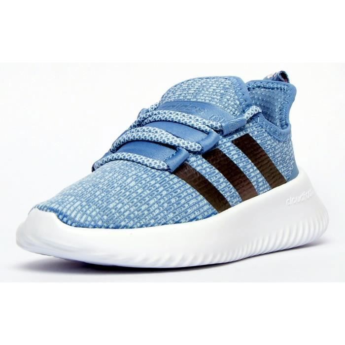 Baskets de sport unisexes pour enfants Adidas Kaptir Cloudfoam - Bleu - Textile - Lacets