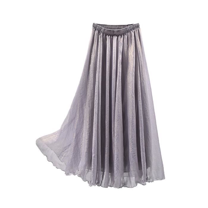 Jupe longue mousseline sale