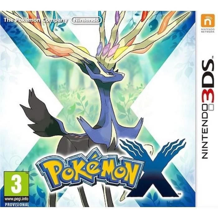 Jeu vidéo - Pokémon - Pokémon X - 3DS - Edition Standard - RPG - Cartouche Reconditionné - Nintendo reconditionné disponible sur Cdiscount Seconde Vie