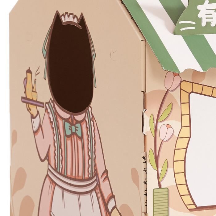 Comparer les prix de Omabeta Cabane Chat en Carton Résistant et Portable avec Herbe à Chat