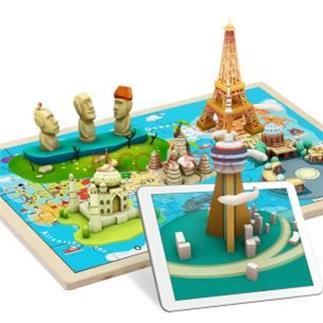 Smartpuzzle Carte Du Monde Avec Realite Augmentee