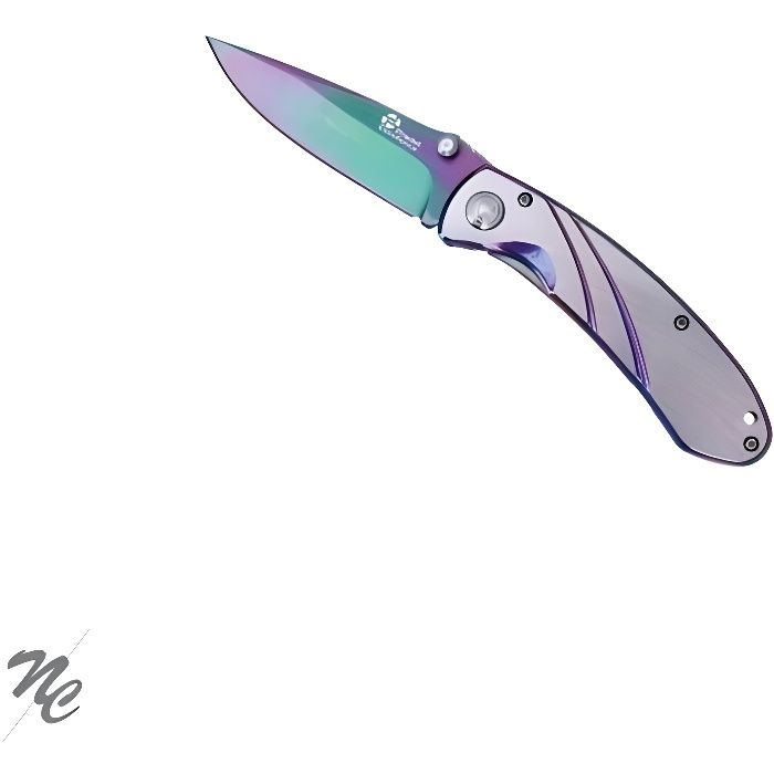 PRADEL EXCELLENCE Couteau de poche -Revêtement Titane - 8,5 cm