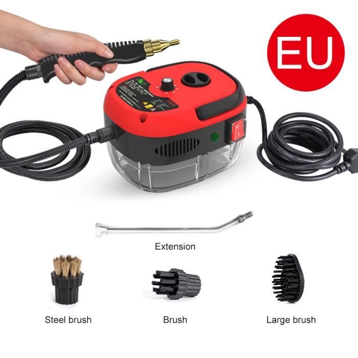 Nettoyeur Vapeur Portatif, Vapeur Haute Pression 2500 W Avec 3 Têtes De Brosse Pour Nettoyer Les