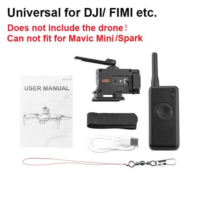 Smatree Chargeur de Batterie pour DJI Maivc 2 Pro / 2 Zoom, adaptateur d'alimentation de batterie à charge rapide 90 W (batterie non incluse