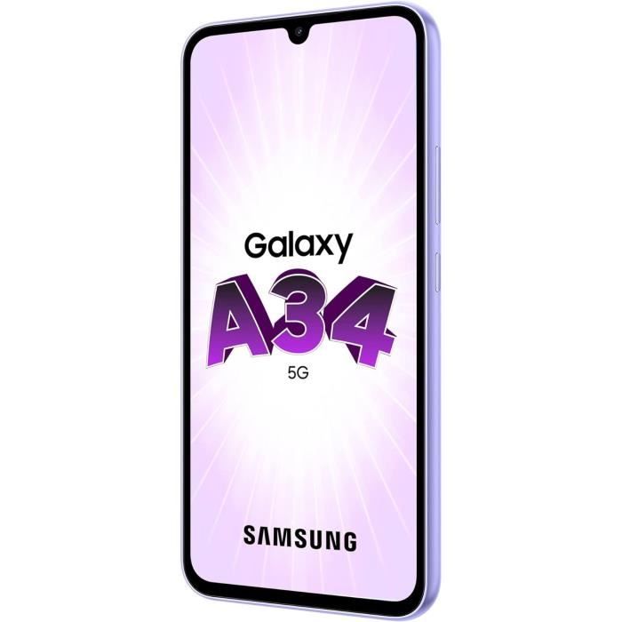 SAMSUNG Galaxy A34 5G Lavande 128 Go