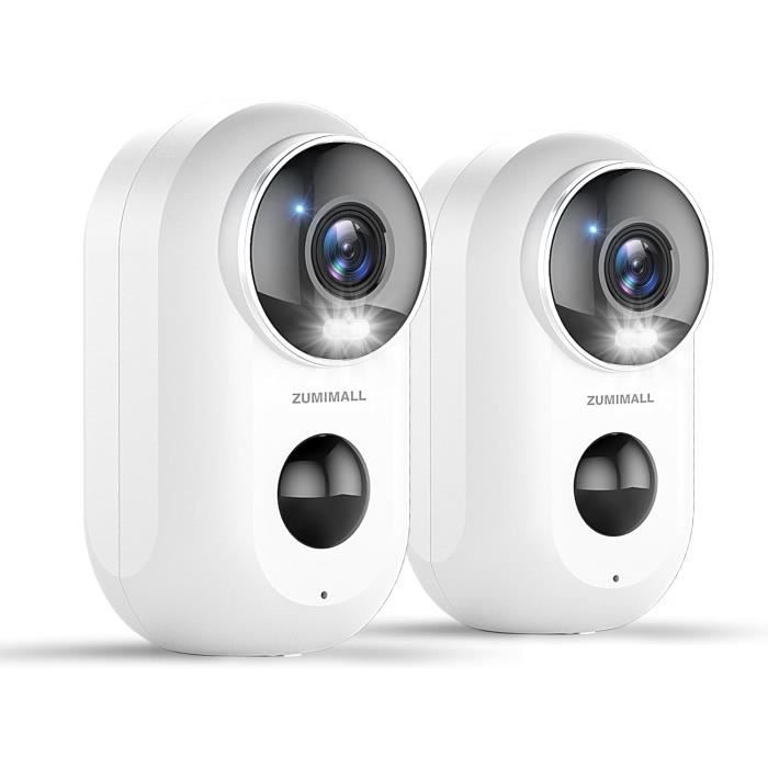 BEZOMIZ 4K Caméra Surveillance WiFi Extérieure à Double Objectif,360° PTZ Caméra IP,8MP Détection Humaine avec Panneau Solaire,Suivi Automatique,Vision Nocturne Couleur