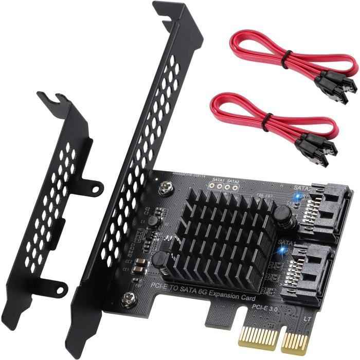 ACTIMED PCIE to SATA 3.0 Controller Card, 2 Ports SATA III 6Gbps