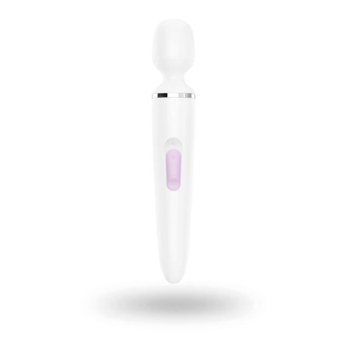 Stimulateur vibromasseur - Satisfyer - Woman Wand - Blanc - Silicone  mdical - Rechargeable USB - Cdiscount Boutique Erotique