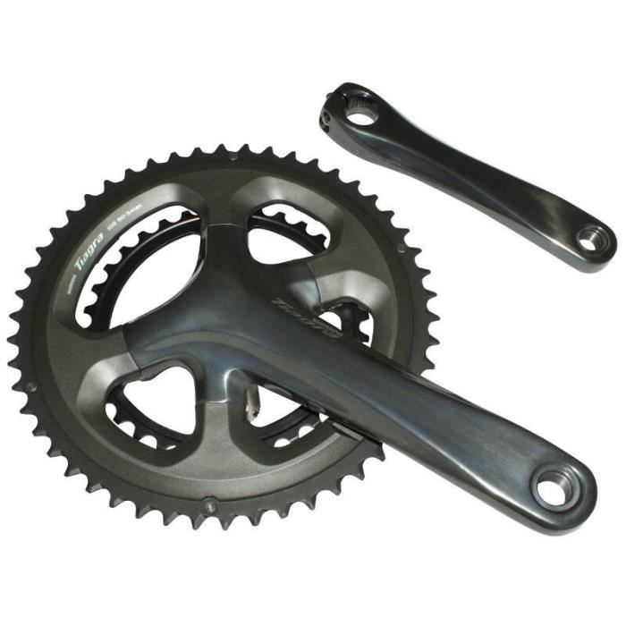 Pedalier route SHIMANO Tiagra 4700 172.5 mm 50 34 Noir Mixte Adulte Velo sur route Cdiscount Sport