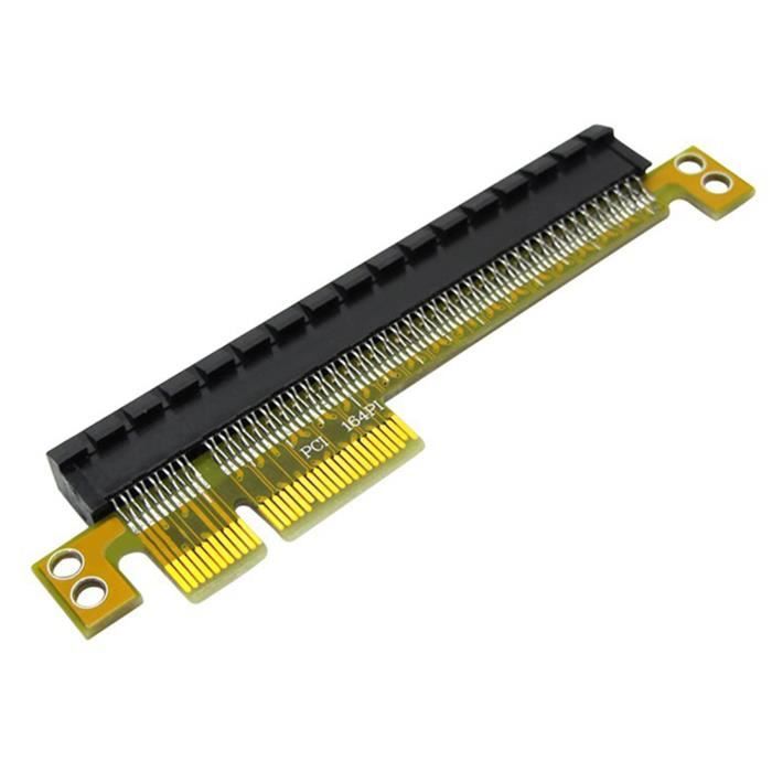 Carte Riser PCI-E 16x Adaptateur GPU - Compatible ThinkCentre Tiny5 M920x M720q P330 Pour Carte Graphique Et Réseau