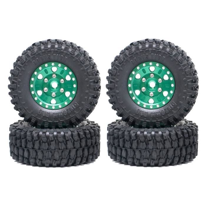 Jeu De 4 Roues Beadlock 1.0 Pour RC 1/24 SCX24 AX24 FCX24 1/18 TRX4M - Neuf