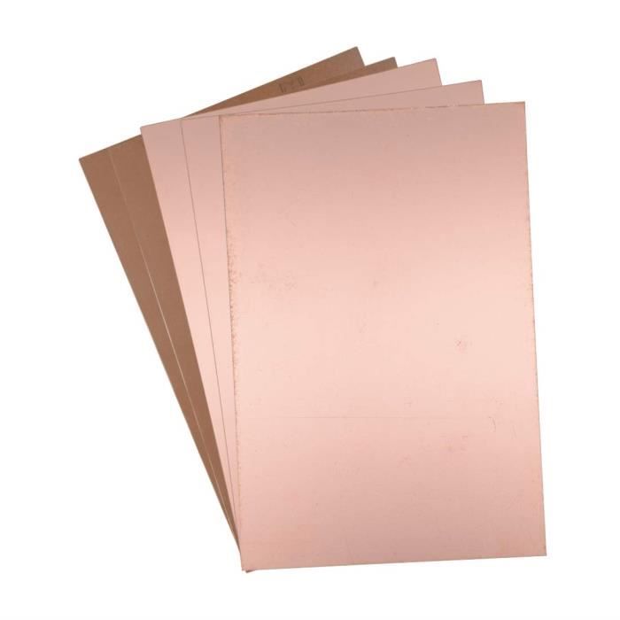 EsportsMJJ Lot De 10 Plaques De Circuit Imprimé Cuivre Simple Face 70x100x1.5mm - Cartes Fibre De Verre PCB