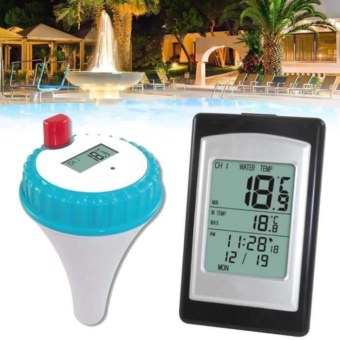 Thermomètre Eau Flotteur Thermomètre Flottant Pour Piscine - Mesure Précise Fahrenheit/Celsius - Résistant Avec Corde Mesure Température Piscine