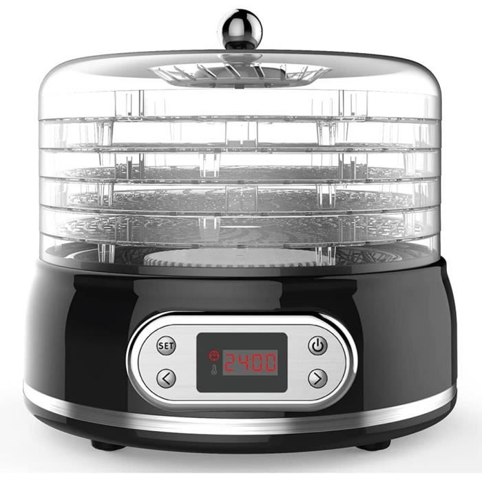 Déshydrateur Alimentaire 10 étages SS-10H - 800W - Panneau LED - Séchage Fruits & Légumes - Neuf Sous Emballage