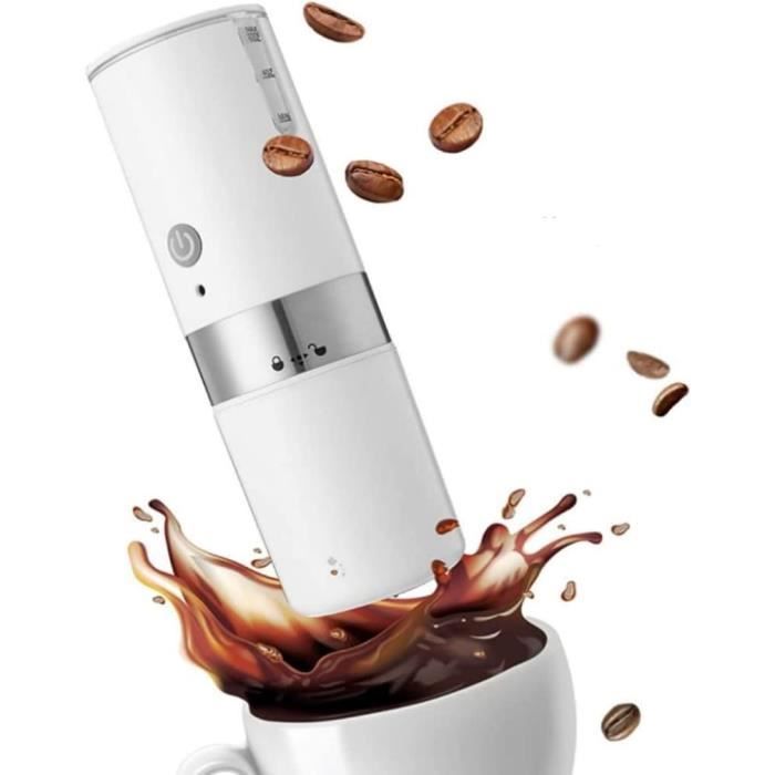Machine à Expresso Portable Électrique - Cafetière De Voyage USB-C Pour Camping Et Voiture, Compatible Café Moulu Et Capsules