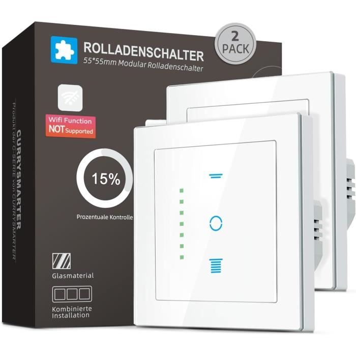 Lot De 2 Interrupteurs Sonoff Zigbee Pour Volets Roulants - Commande APP, Timer - Blanc