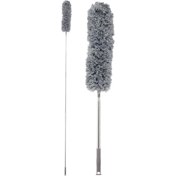 Kit De Nettoyage Télescopique 10 Pièces - Plumeau Pour Plafonds, Toiles D'araignées Et Ventilateurs - 9