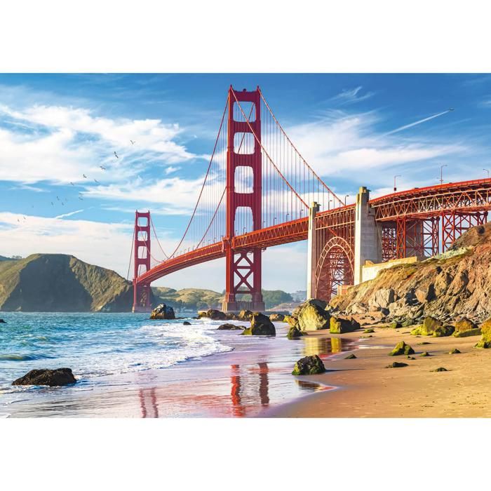 Puzzle 1000 pièces : Pont du Golden Gate San Francisco USA