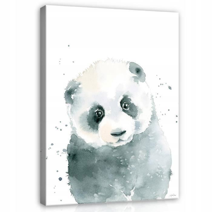 Kung Fu Panda Tableau 100x70cm - Pour Chambre Enfant | Décoration Murale Prête à Accrocher Impression Toile Pop Art