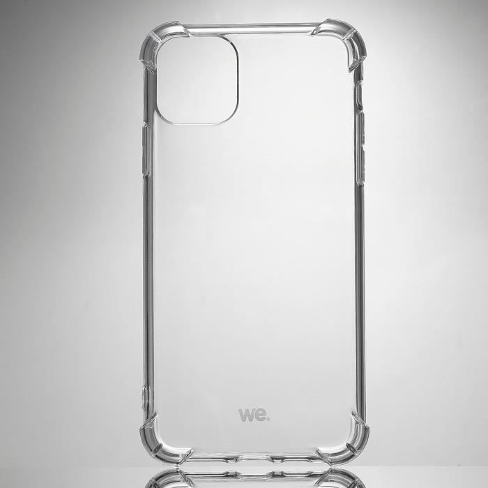 WE Coque de protection - iPhone 12 PRO MAX - Transparent - Anti-chocs - Ultra résistant