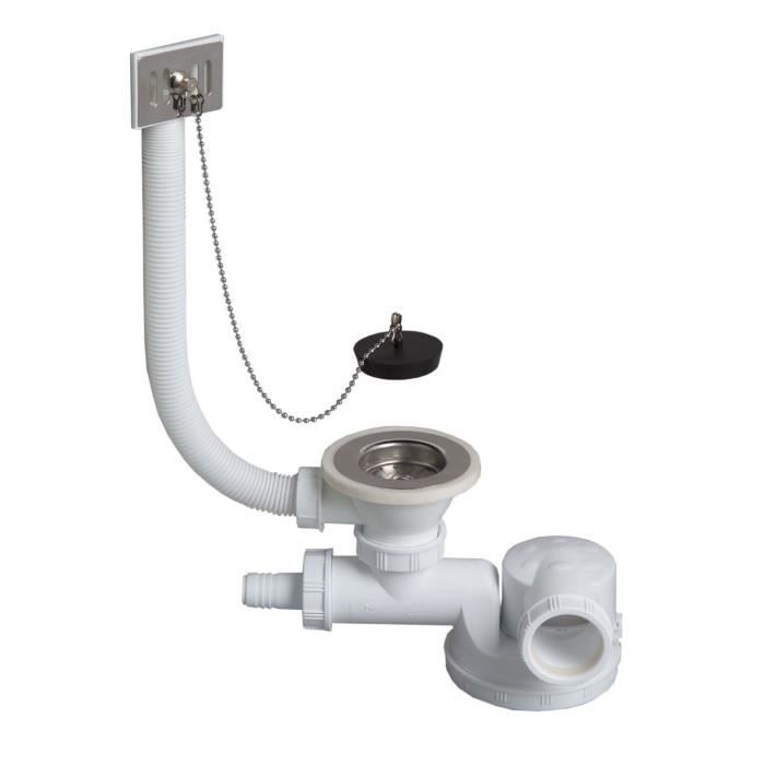 Wirquin Ensemble Vidage Espace Tm180099 Evier A 1 Bac O 60 Mm Avec Trop Plein Achat Vente Siphon De Lavabo Ens Vidage Espace Tm180099 Cdiscount