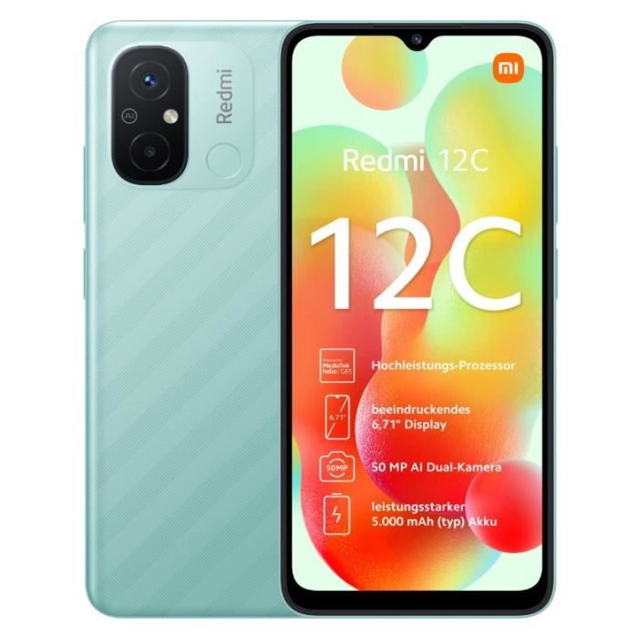 Xiaomi Redmi 12C 128 Go Vert