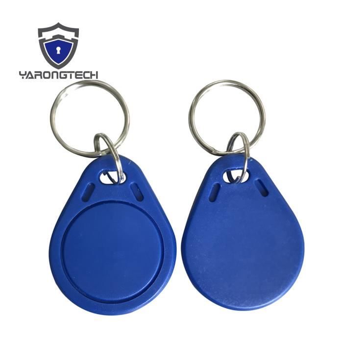 Badge Rfid porte clé - NFC tags EV1 13.56mhz- bleu MIFARE